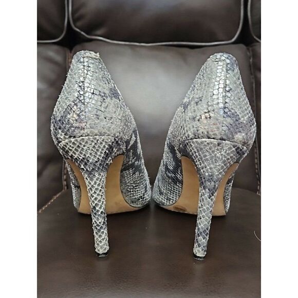 Vince Camuto KAIN Snakeskin Print High Heels Shoes Women's Size 8.5 - Picture 6 of 8